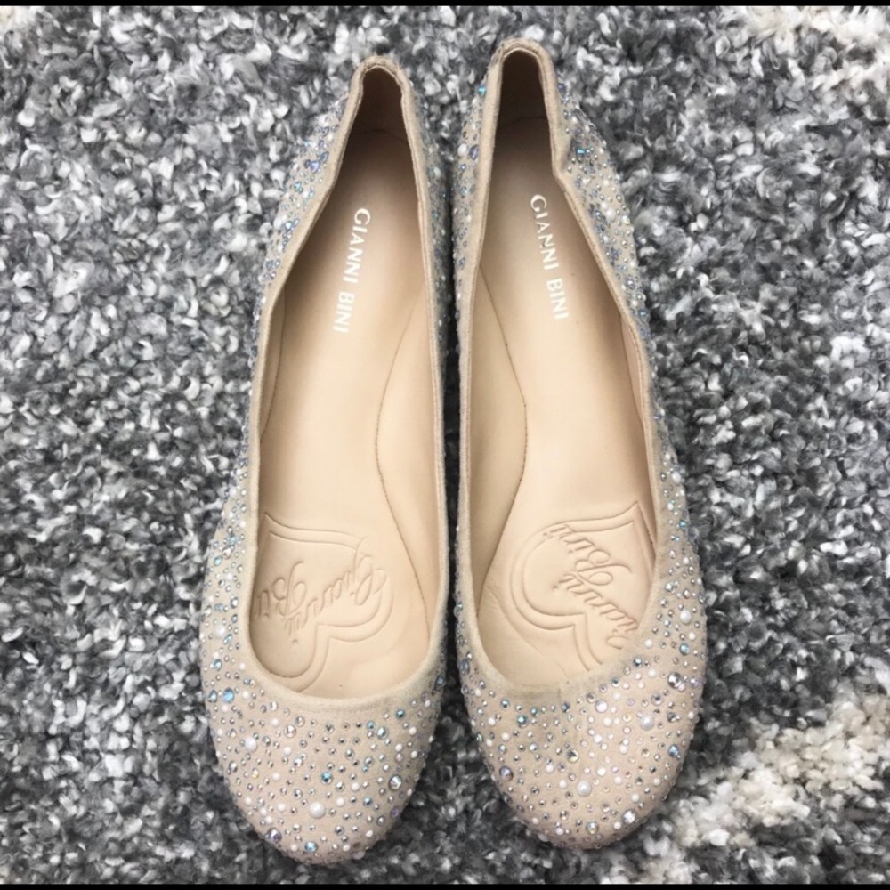 Jeweled Gianni Bini shoes.